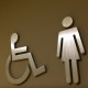 Señalización baño icono de hombre