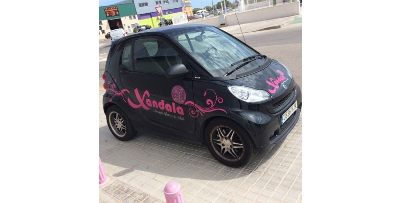 Rotulación vehículo tipo Smart