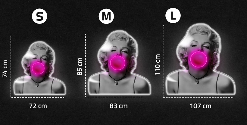Neón Marilyn Monroe