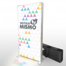 Totem textil transportable led