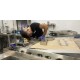 Letras corpóreas para fachada de aluminio lavanda