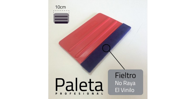 Paleta, Espátula de aplicación profesional blanda