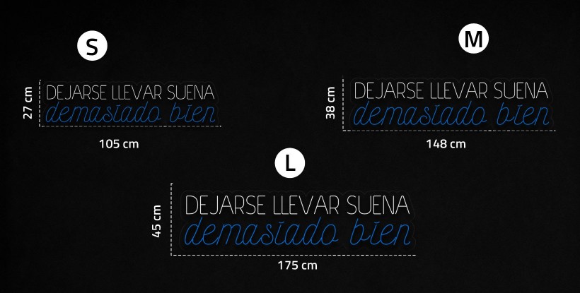 Neón dejarse llevar suena demasiado bien