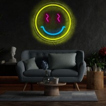 Neón carita feliz