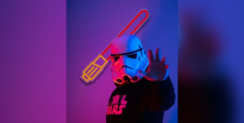 Neón espada Star Wars