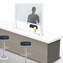 Mampara barra de bar