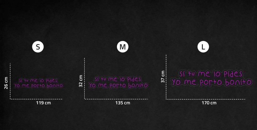 Neón si tu me lo pides yo me porto bonito