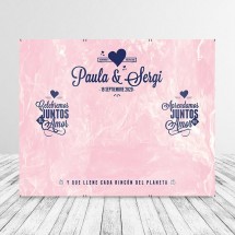 Photocall Corazones para Boda