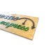 Cartel madera vintage