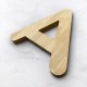 Letras Corpóreas de Madera de roble