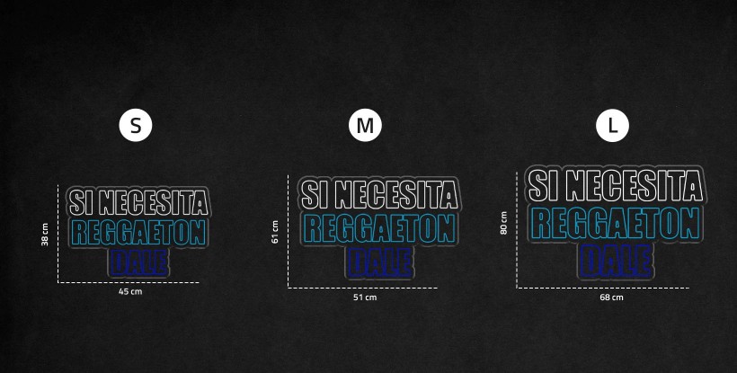 Neón si necesita reggaeton dale