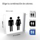 Señalización tipo banderola en diferentes modelos