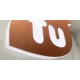 Letras de dibond satinado cobre + metacrilato iluminado