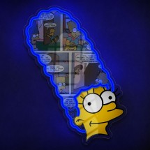 Neón inspirado en Marge Simpson