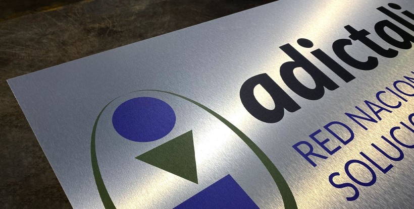 Dibond impreso aluminio cepillado