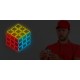 Neón cubo rubik