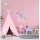 Neon unicornio habitación infantil