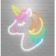 Neon unicornio