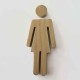 Señalización baño icono de hombre