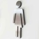 Señalización baño icono de hombre