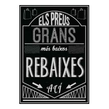 Cartel Grandes Rebajas Vintage