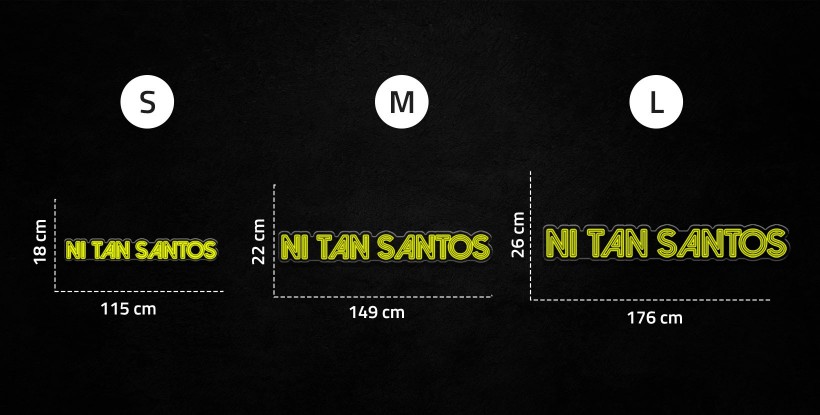 Neón ni tan santos