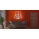 Neon Darth Vader
