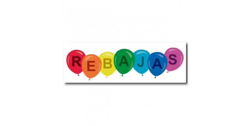 Cartel rebajas globitos