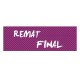 Cartel remate final puntitos