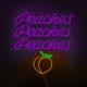 Neón peaches