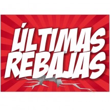 Cartel Últimas Rebajas Medi Market
