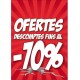 Cartel de Oferta -70% Medi Market