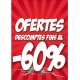 Cartel con Ofertas -60% Medi Market