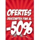 Cartel ofertas -50% Medi Market