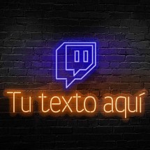 Neón Twitch + Tu Nombre