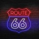 Neon ruta 66
