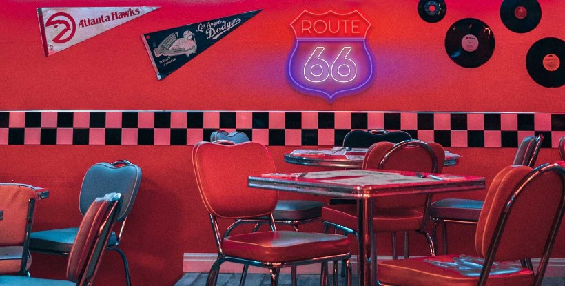 Neon ruta 66