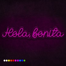 Neón Hola bonita