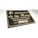 Cartel madera vintage