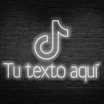 Neón Tik Tok más nombre personalizado