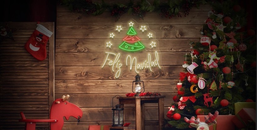 Neón Feliz Navidad