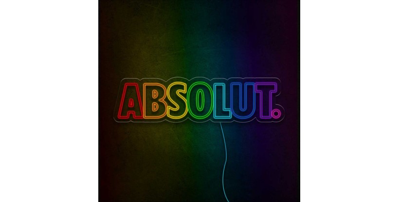 Neón inspiración absolut