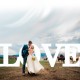 Letras love gigantes Boda