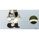Letras corpóreas dibond