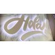 Letras corpóreas retroiluminadas de PVC