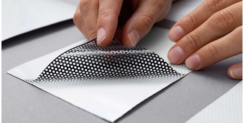 Vinilo microperforado impreso