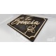 Cartel madera vintage