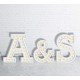Iniciales de novios para photocall de boda
