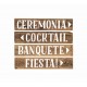 Carteles Madera Boda