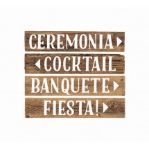 Carteles Madera Boda